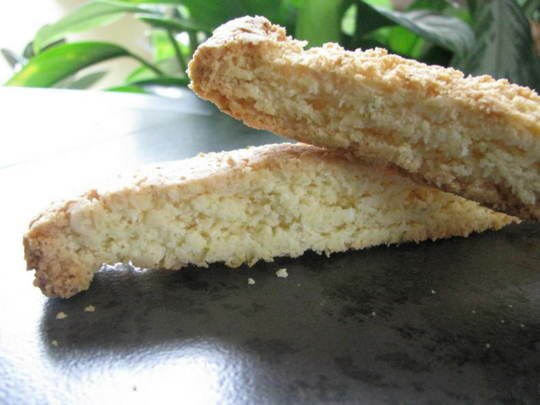 Post image for Coconut Lime Biscotti with Macadamia Nuts (Grain/Gluten/Dairy/Soy/Corn Free) & an Ode to Honeyville Almond Flour.