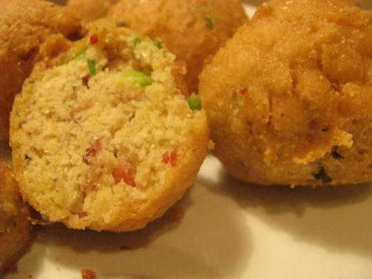 Post image for Bacon and Chive Hush Puppies (Gluten/Dairy/Egg/Soy Free)